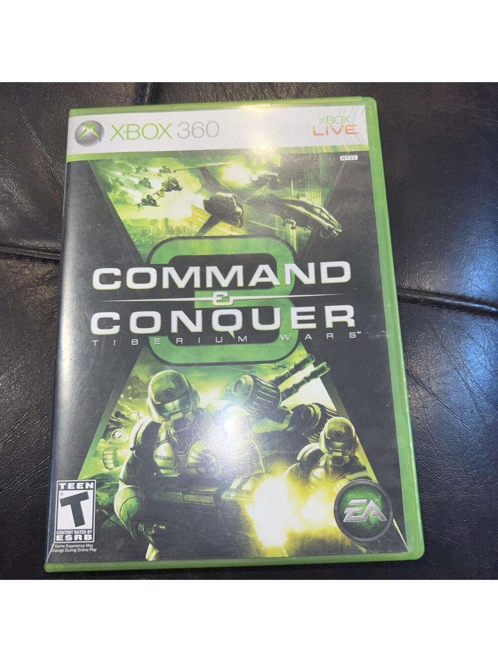 Command & Conquer 3: Tiberium Wars (Xbox 360, 2007) EA xb360 video game COMPLETE